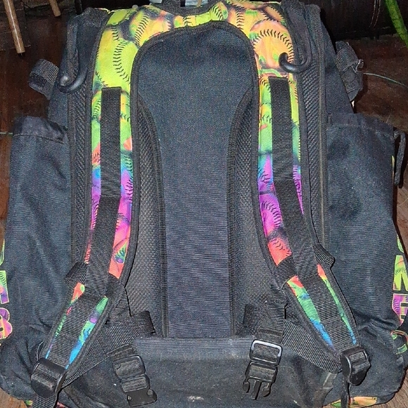 Colorful Baseball Backpack - Picture 4 of 4